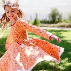 WILDFLOWERS Boutique Wild at Heart flower girls twirl dress size 6